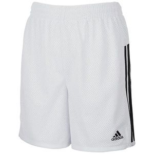 Adidas Girls Three Stripe Mesh Shorts